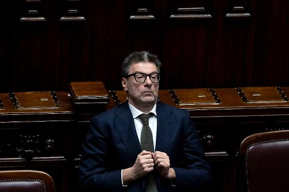 Il ministro Giancarlo Giorgetti